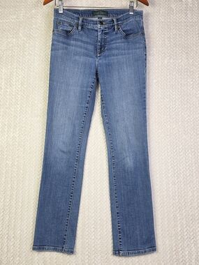 Lauren Ralph Lauren Classic Straight Jeans Womens 4 Blue Jeans Medium Wash